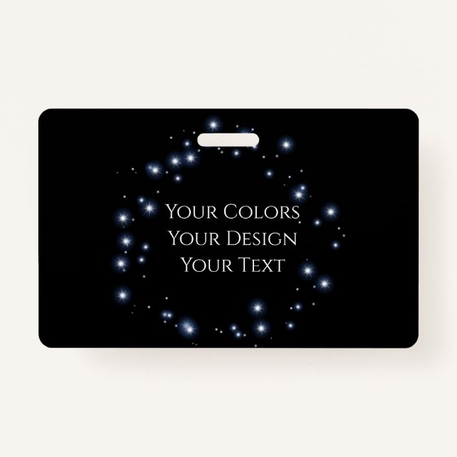 Crachá Add Your Design - Create Your Own (Frente)