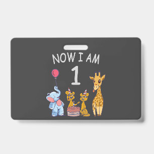 Crachá Agora tenho um primeiro aniversario de 1 ano no Zo