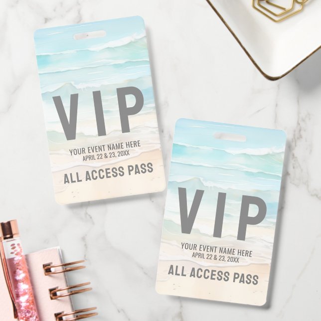 Crachá All Access Pass Event VIP (Escritório)