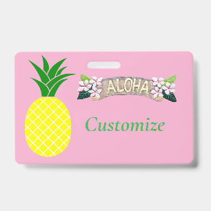 Crachá Aloha Trovão de Abacaxi_Enseada