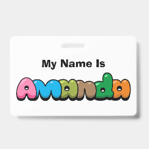 Crachá Amanda