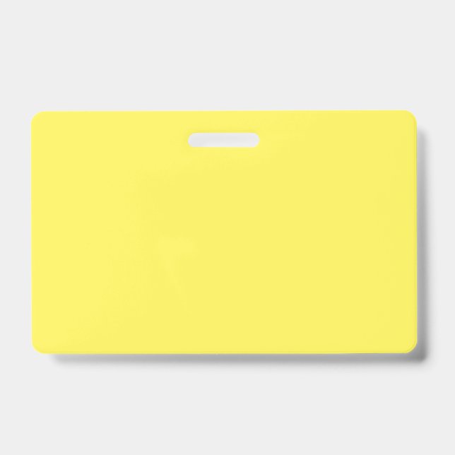 Crachá Amarelo #FFF555, Brilho do Ouro (Frente)