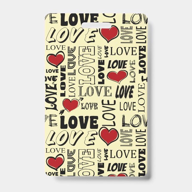 Crachá Amor (Frente)