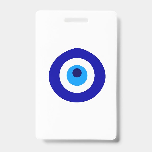 Crachá Amuleto turco chamado Nazar (Frente)