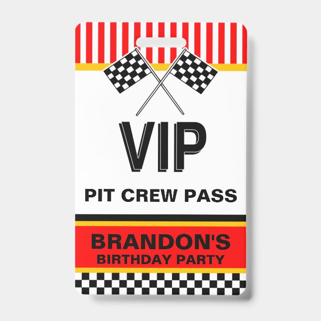 Crachá aniversário (Frente)