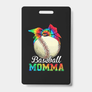 Crachá Aniversário da Mãe de Beisebol Mamãe