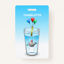 Crachá Aniversário do Partido piscina