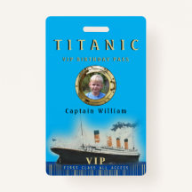 Aniversário do Titanic de Fotografia Personalizada
