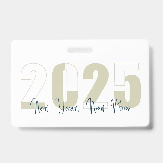 Crachá Ano Novo, Nova Vibração (Frente)