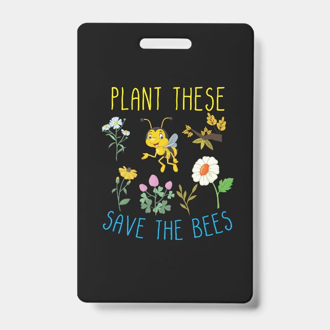 Crachá Arte De Beekeeper Estas Salvem As Abelhas (Frente)