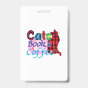 Crachá Arte de Gato Livros de Gatos Café_2
