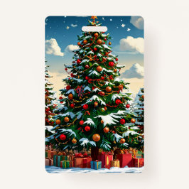 Crachá árvore de Natal