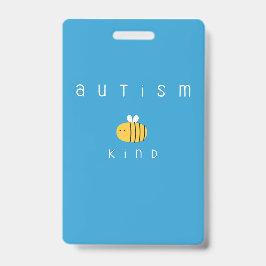 Crachá autismo seja gentil distintivos de conscientização