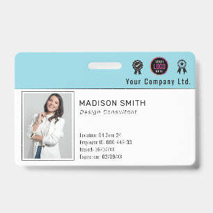 Crachá Ba de Segurança da Empresa Personalizada para ID d