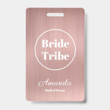 Bachelorette de Tribo Dourada Moderna Rosa