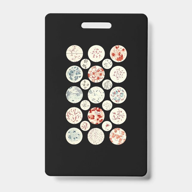 Crachá bactéria engraçada microbiologia bactéria ciência  (Frente)