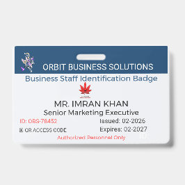 Crachá Badge Identification, Badge Personnalisé | Pro ID 