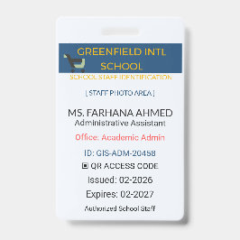 Crachá Badge Personnalisé Teacher Badge | Secure