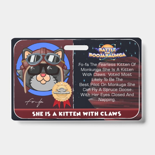 Crachá BAF Fo-FA (Frente)