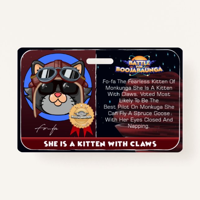 Crachá BAF Fo-FA (Frente)