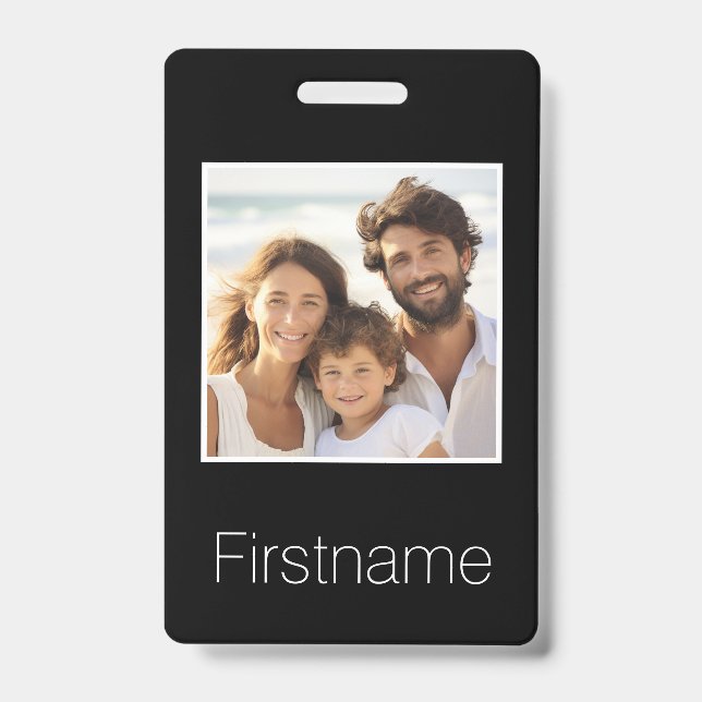 Crachá Bagagem com identificação de nome personalizado (Frente)