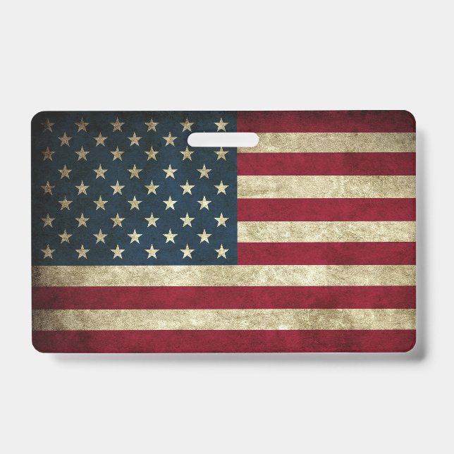 Crachá Bandeira Americana (Frente)