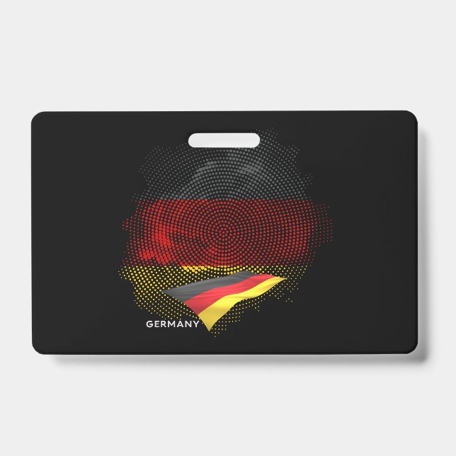 Crachá bandeira da Alemanha (Frente)