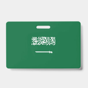 Crachá bandeira da Arábia Saudita