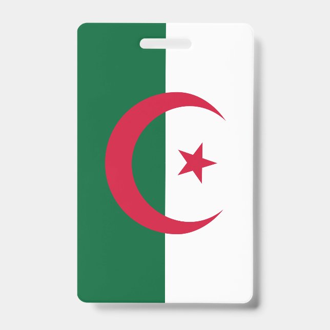 Crachá Bandeira da Argélia (Frente)