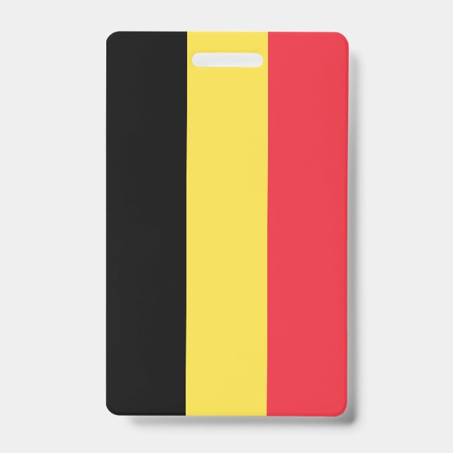 Crachá Bandeira da Bélgica (Frente)