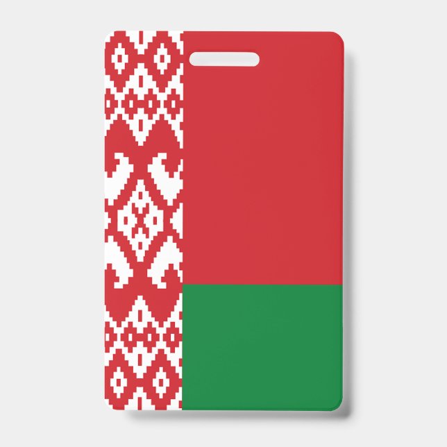 Crachá Bandeira da Bielorrússia (Frente)