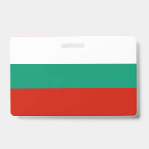 Crachá Bandeira da Bulgária