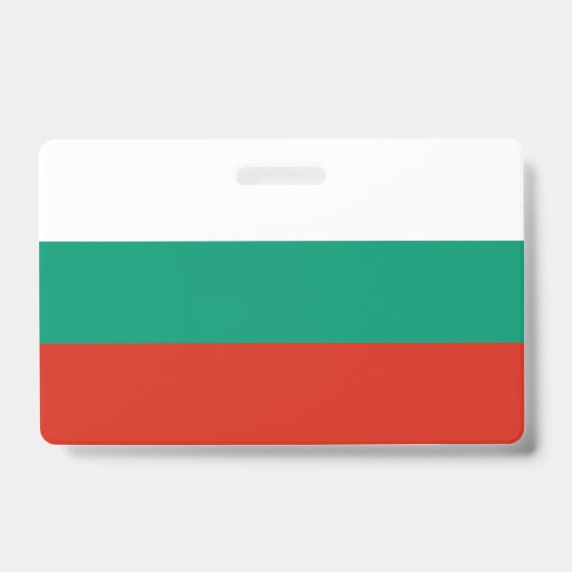 Crachá Bandeira da Bulgária (Frente)