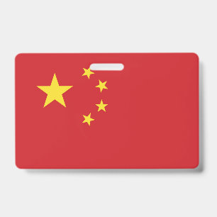 Crachá bandeira da China