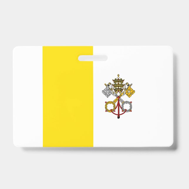 Crachá Bandeira da Cidade do Vaticano (Frente)