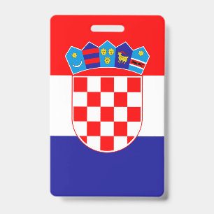 Crachá Bandeira da Croácia