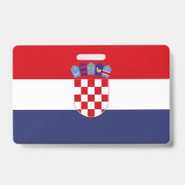 Crachá Bandeira da Croácia