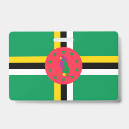 Crachá bandeira da Dominica