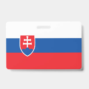 Crachá bandeira da Eslováquia