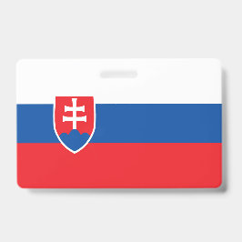 Crachá Bandeira da Eslováquia