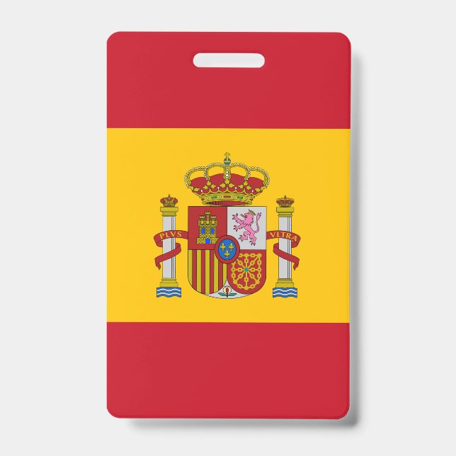 Crachá Bandeira da Espanha (Frente)