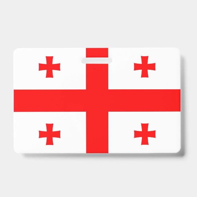 Crachá Bandeira da Geórgia (Frente)