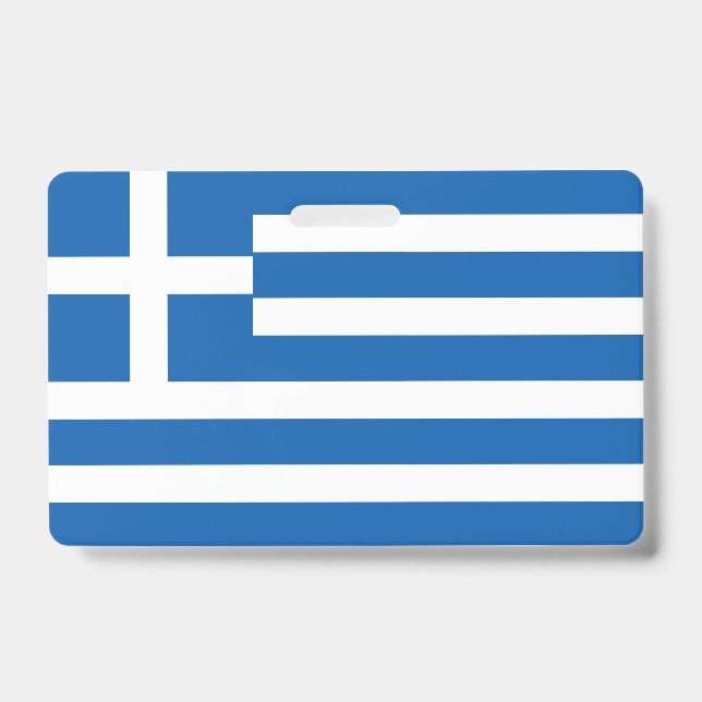 Crachá Bandeira da Grécia (Frente)
