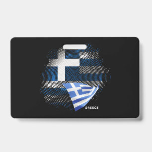 Crachá bandeira da Grécia