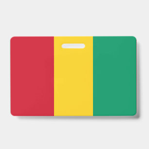 Crachá bandeira da Guiné