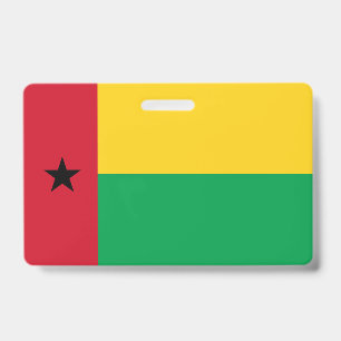 Crachá bandeira da Guiné-Bissau