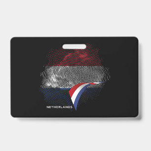 Crachá bandeira da Holanda