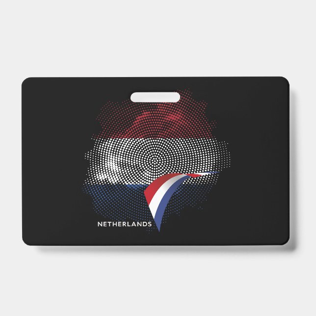 Crachá bandeira da Holanda (Frente)