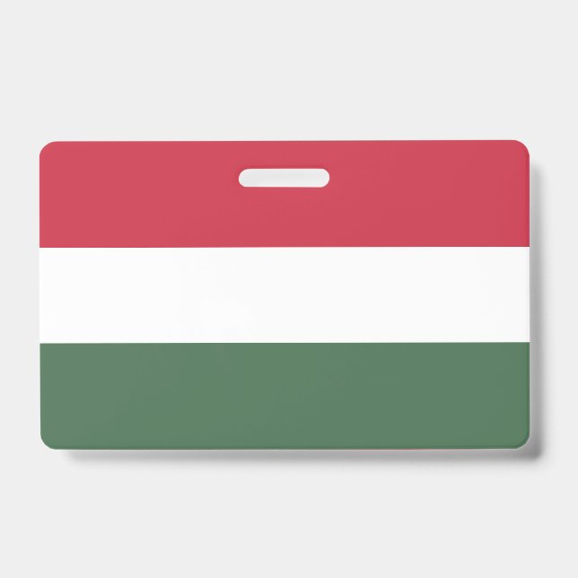 Crachá Bandeira da Hungria (Frente)
