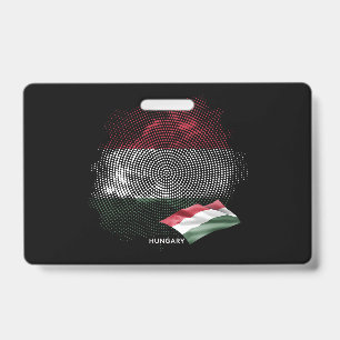 Crachá bandeira da Hungria